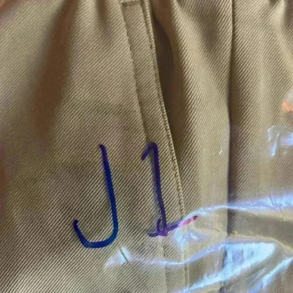 BR Sport Cargo Joggers Womens Dark Gold XS Stretch Waist Drawstring Pockets - Picture 12 of 12